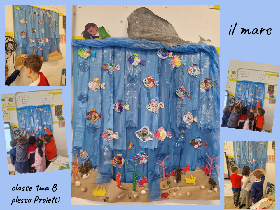 Il mare. Classe 1 ma B del plesso Proietti